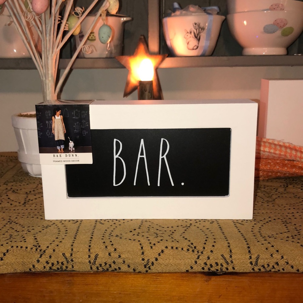 Rae Dunn BAR Wood Sign